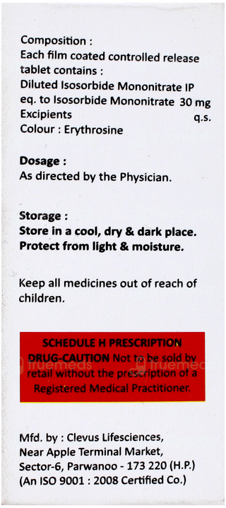 Isobide 30 Cr Tablet 10
